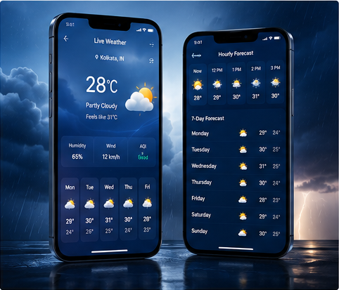 Live Weather Assistant glossy cover